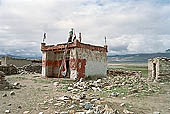 Ladakh - nomad winter shelter close to Tso-Kar 